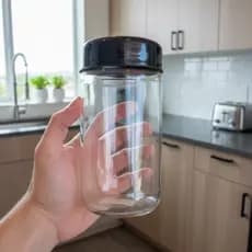 Kit 4 Potes de Vidro 750ml com Tampa – Organizador de Cozinha para Mantimentos, Grãos, Alimentos e Conservas