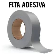 Fita Silver Tape Multiuso Rolo Resistente Á Prova D'agua Cinza