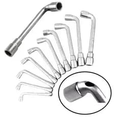 Jogo De Chave Biela 10 Peças Tipo L Com Furo Profissional fertak original completo