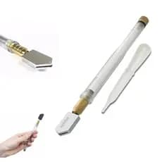 Cortador De Vidro Caneta Profissional Com Bisnaga Dosadora