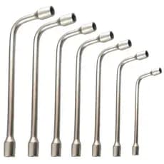 Kit Jogo De Chave Longa Biela Tipo L 7 Unidade 8mm Até 14 Mm kit completo aço profissional