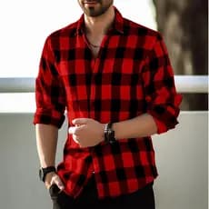 Camisa Xadrez Masculina Manga Longa Festa Junina Rodeio - ENVIO IMEDIATO ATACADO