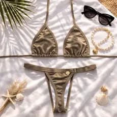 BIQUINI FEMININO FITA CINTURA ALTA CORTININHA SUPLEX BLOGUEIRINHA CORES GRINGA MODA PRAIA