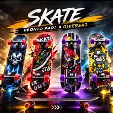 Skate Infantil Juvenil Profissional Menina Menino Xtreme Top