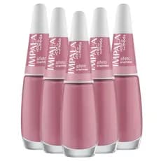 Kit 5 Esmaltes Coleção A Cor da Sua Moda Cor Afeto Impala