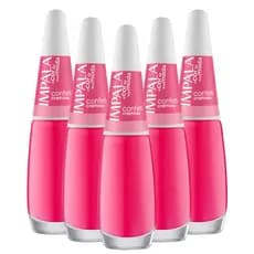 Kit 5 Esmaltes Coleção A Cor da Sua Moda Cor Confeti Impala