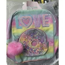Mochilas divertidas mochilas brilho mochilas kawaii mochilas modinha mochilas escolares multicor arco-íris pelúcia