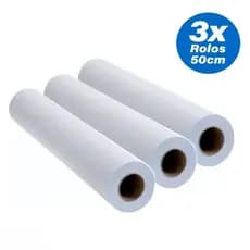 Lençol Descartavel Papel Hospitalar Maca 50cm 3x Rolos