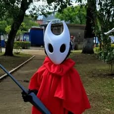 Hollow Knight Kit Mascara + Agulha+ Capa Needle Hornet