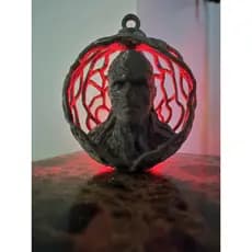Bola De Natal Stranger Things Vecna e Demongorgon - Decoração Criativa