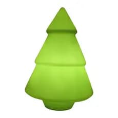 Luminária de Mesa Abajur Árvore de Natal Verde Merry Christmas Porta Recados Bivolt Decoração