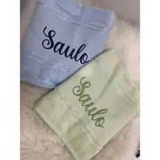 Kit com 30 Toalhas lavabo bordada o nome (Apenas um Nome)