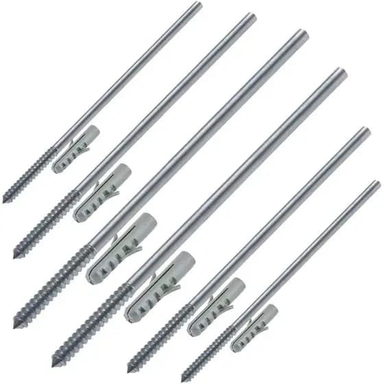 Suporte Invisível Prateleira Kit C/ 10 Peças (15cm + Bucha)