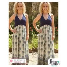 Vestido crochê inspiração farm boho chic