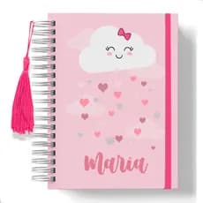 Caderneta de Vacinação Personalizada Chuva de Amor Menina