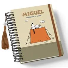 Caderneta de Saúde/Vacina - Menino - Capa Dura - Personalizada - Snoopy