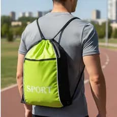 Bolsa Saquinho De Costas Com Cordão Para Levar Chuteira Esportes Saco Academia