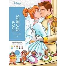 Livro colorir Disney Portraits Love storie Cinderela