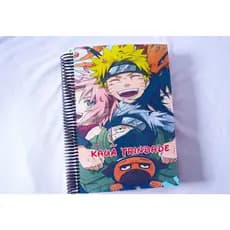 Caderno escolar grande personalizado 100 folhas- faço qualquer tema
