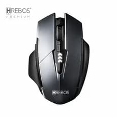 Mouse Sem Fio 2.4G Recarregável Gamer Ergonômico HREBOS IF-263