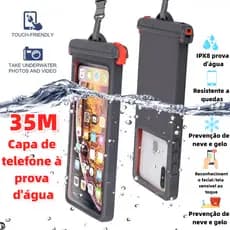 Case Impermeável Celular A Prova De Água capa para celular antichoque e à prova de chuva para motocicleta