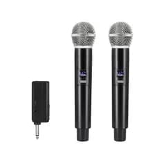 Microfones Sem Fio Profissional Duplo Recarregável K-58