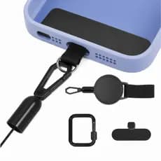 Alça Corda Cordão Corrente Para Celular Anti Perda Segurança Cordão De Celular  Retrátil Com Clipe De Cinto IF-303
