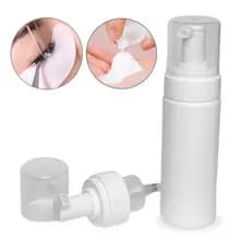 Frasco Pump Espumador Alongamento de cílios Espuma Tattoo branco 150ml