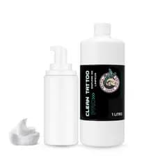 Clean Tattoo Pro Artpig Espuma de limpeza Tatuagem 1l + Frasco Pump Espumador