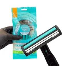 Aparelho barbeador barbear descartável Tattoo 5un Goodmax