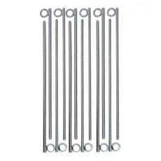 KIT DE ESTACA PARA JARDINAGEM C/12 UNID(50CM AÇO CA-50 -6MM)