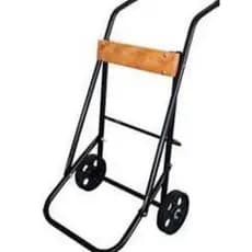 CARRINHO PARA MOTOR DE POPA PRETO 02 RODAS