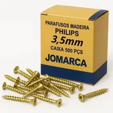 500 Parafusos 3,5 x tamanhos 16 | 20 | 25 | 30 | 40mm Madeira Philips Chipboard Flangeada MDF Cabeça