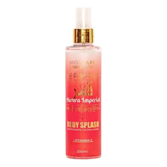 Body Splash Perfume Árabe Miss Rosê Aurora Imperial Volume da unidade 200 mL
