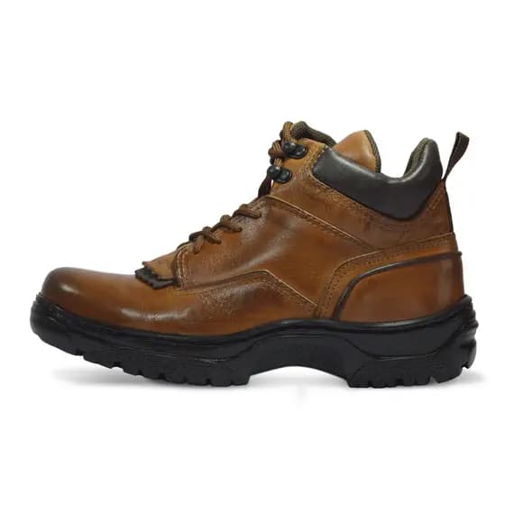 Coturno Tenis Country Masculino Classico de Couro ref:4400