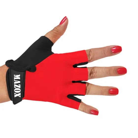 Luva Meio Dedo Masculina/Feminina para Bike Ciclismo Vermelha