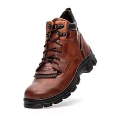 Coturno Tenis Country Bota Masculino Feminino Classico de Couro Legitimo4400 TX