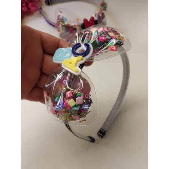Tiara Escolar Tiara de Letras Tiara Minnie Escolar Tiara