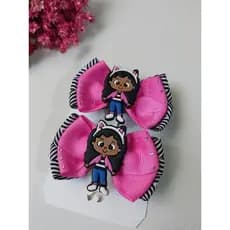 Parzinho  de Laços Casa Mágica da Gabby - Laço de Cabelo -  Laço Infantil