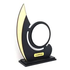 KIT 06 Troféus  Personalização, Em Acrílico e MDF, Acabamento Premium