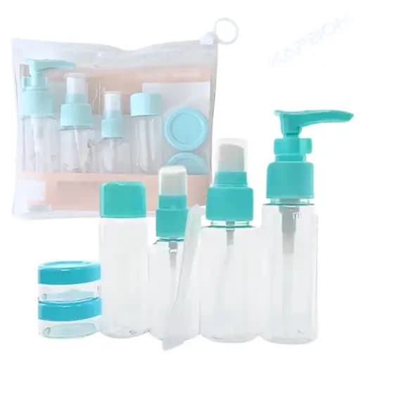 Kit De Frascos Para Viagem 7 Peças Necessaire Organizador Altomex AL-3673