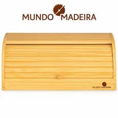 Porta Pão Madeira Pinus - Grande