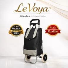 Carrinho Dobrável Feira Bolsa Resistente Compacto Portátil Sortido