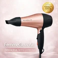 Secador De Cabelo Compacto Portátil 1200W Bivolt Rosa Leve Profissional Alta potencia Leve