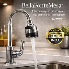 Torneira Gourmet Flexível Inox de Mesa com Ducha Removível - Alta Qualidade e Durabilidade