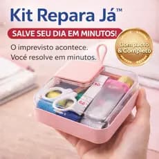 Kit Costura Portatil Estojo Completo Compacto Pratico Para Reparos Rapidos Viagens