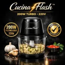 Processador Mini Triturador Elétrico Compacto Portátil Potente 200W Capacidade 350ml Preto 220V