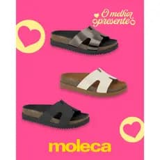 Sandália papete feminina moleca slide chinelo birken flatform conforto