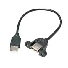 Cabo Usb Macho-femea Extensor De 30cm Para Painel  [ código 1040 ]