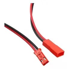 5 x Cabo Com Conector Jst - Macho - Fêmea 2 Pino